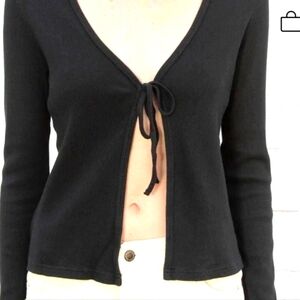 Brandy Melville black tie from cardigan One Size but fits a Small